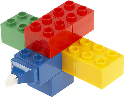 LEGO-Style Correction Tape
