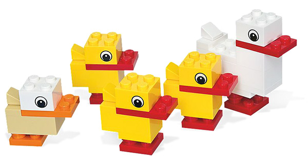 LEGO Duck with Ducklings Set 40030