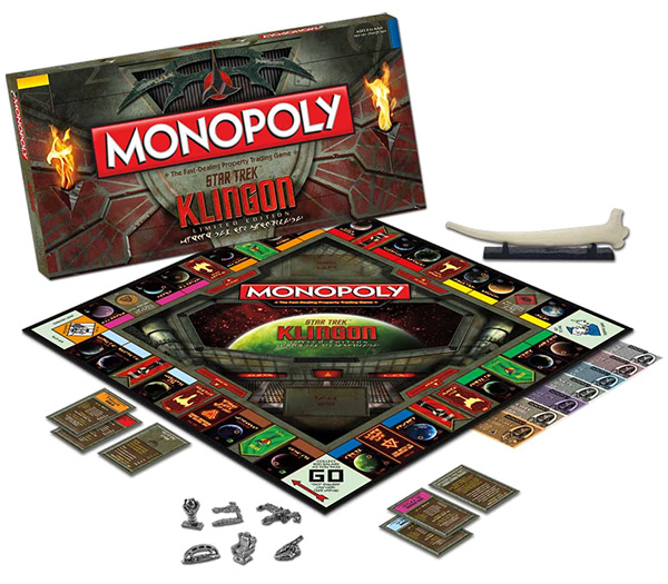 Limited Edition Star Trek Klingon Monopoly 