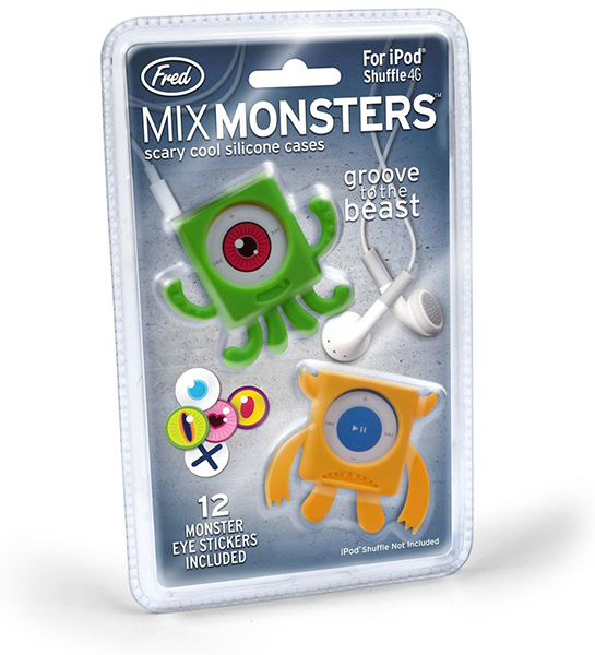 Silicone Mix Monsters iPod Shuffle 4G Case