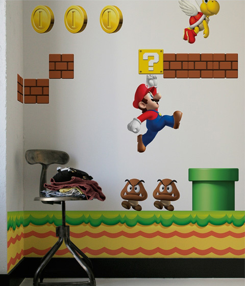 Super Mario Brothers Wall Decals