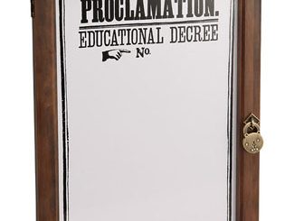 officially licensed harry potter proclamation board