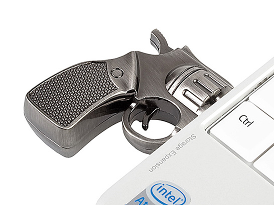 Pistol Revolver USB Flash Drive
