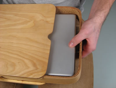Laptop Case Made of Plywood