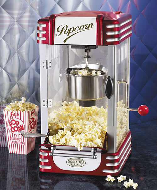 Retro Hot-Oil Popcorn Maker