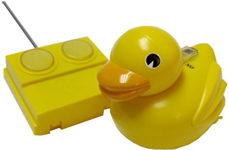 Radio Control R/c Mini Rubber Duck Toy 