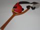 red Angry bird sling shot Launcher