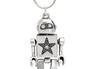 robot necklace