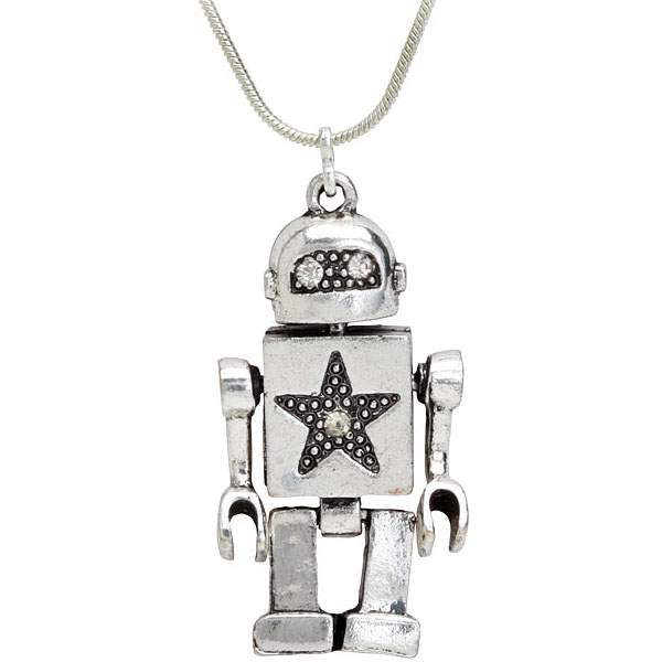 robot necklace