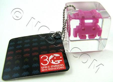 Space Invaders Keychain