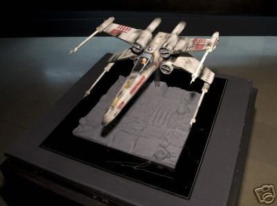Star Wars X-Wing Fighter Signed by George Lucas