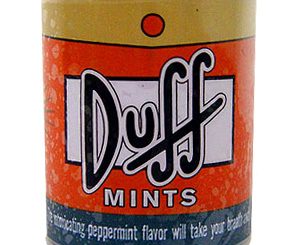 The Simpsons Duff Beer Can Mints