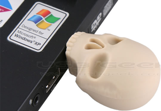 Human Skull USB Drive