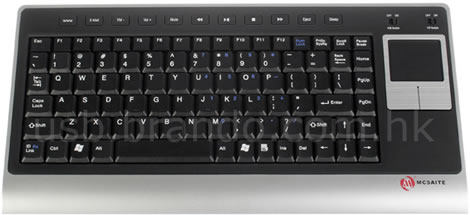 Slim Wireless USB Keyboard with Touch Pad