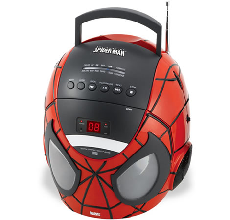 Spider-Man CD Boombox with AM/FM Radio