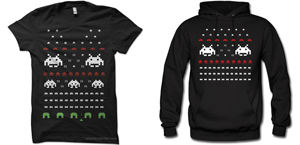 Space Invaders Shirts and Hoodies
