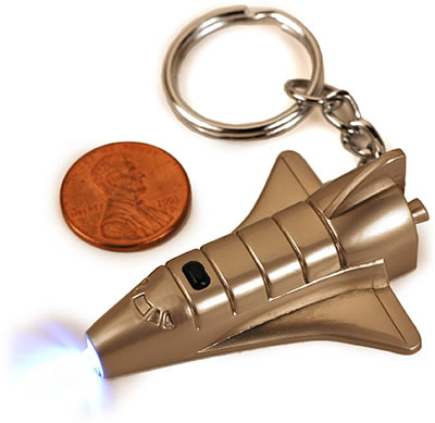 Space Shuttle LED Keychain