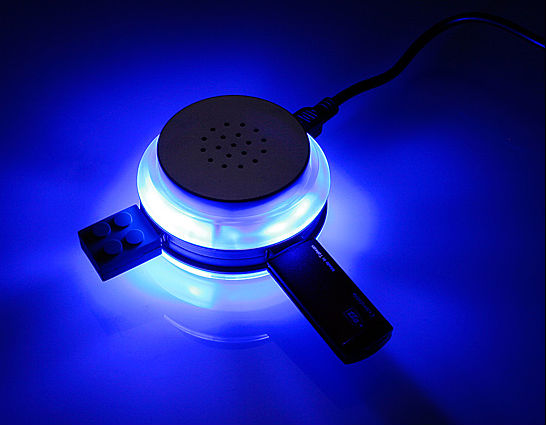 Illuminated Speaker with USB Hub