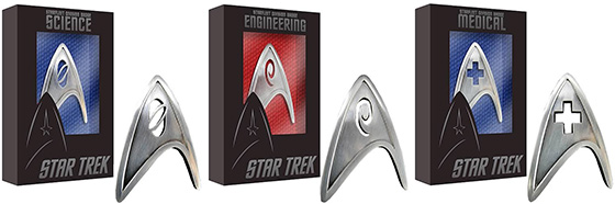 Star Trek Starfleet Badge Prop Replicas