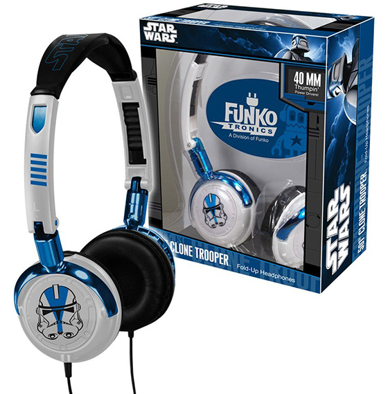 Star Wars 501st Clone Trooper Fold Up Headphones