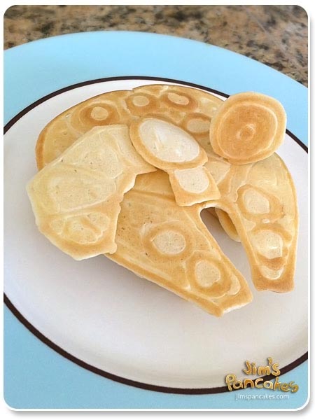 Star Wars Millennium Falcon Pancake