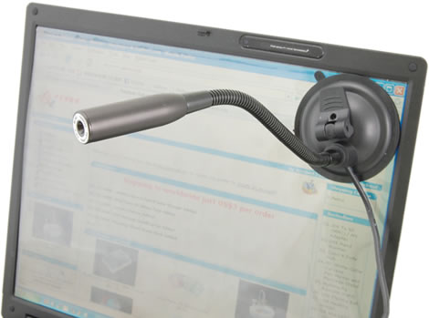 USB Webcam with Suction Cup