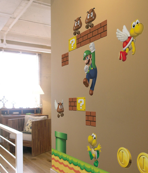 Super Mario Bros Wall Stickers