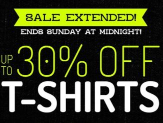 30% Off SuperHeroStuff T-Shirt Sale