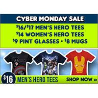 SuperHeroStuff Cyber Monday Sale