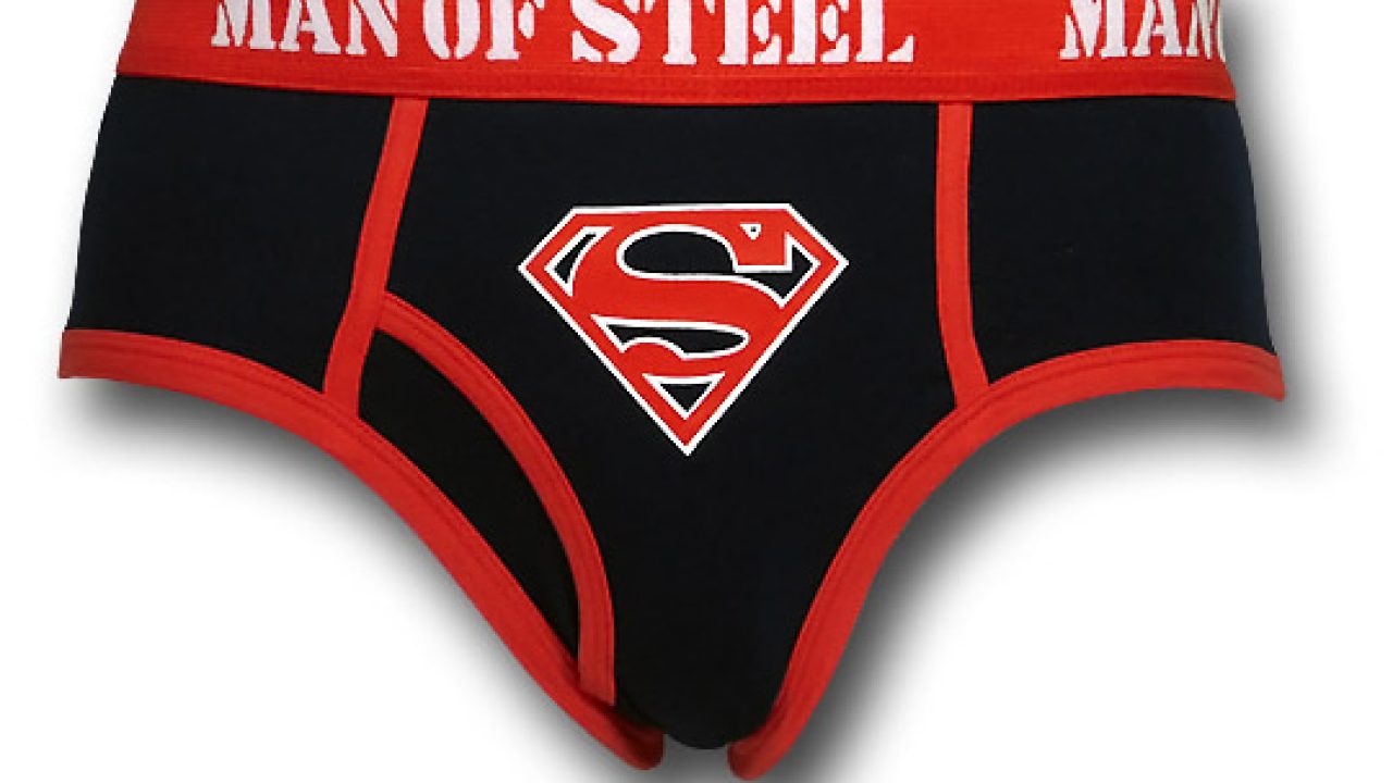 Underoos Classic DC Comics Superman Men's Top & Brief Underwear