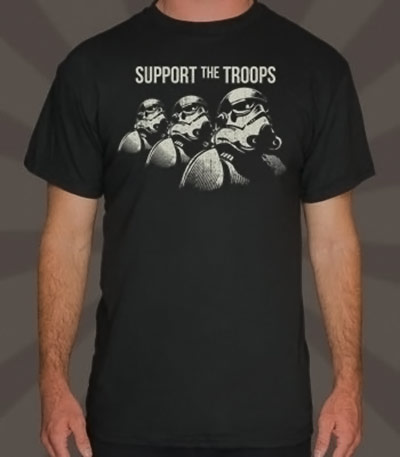  Support the Troops Stormtrooper T-Shirt