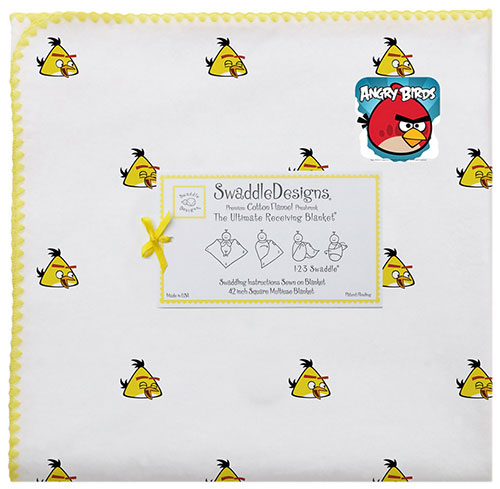 Swaddle Designs Angry Birds Baby Blankets