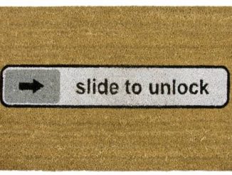 Fussmatte Slide To Unlock Doormat
