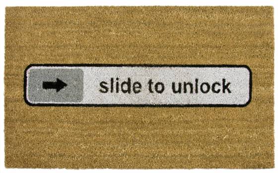 Fussmatte Slide To Unlock Doormat