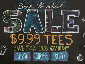 Threadless $9.99 Tees Back To School Sale