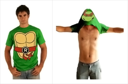 TMNT Raphael Costume Flip T-shirt