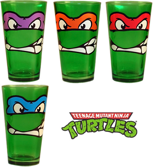 Teenage Mutant Ninja Turtles Drinking Glasses