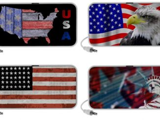 American Flag Portable USB Speakers