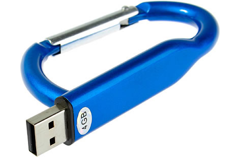 USB Carabiner Flash Drive