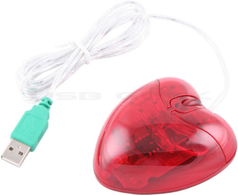USB Heart Mouse