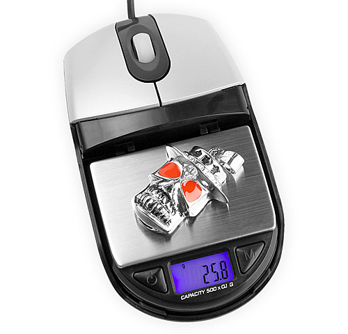 USB Optical Mouse with Pocket Digital Scale 