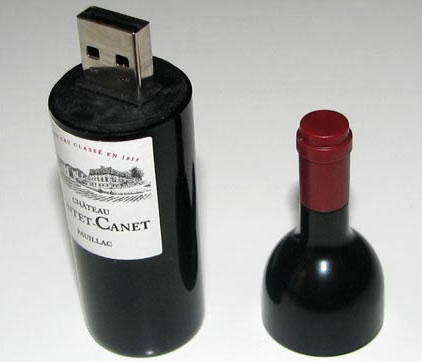 Wine Bottle USB Flash Drive