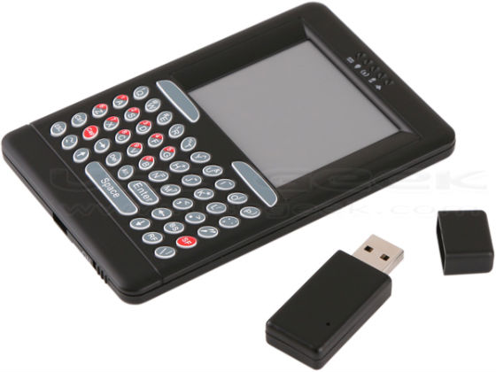 Wireless Handheld USB Keyboard and Touchpad