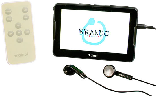 Portable Multimedia Player with 4.3-inch LCD