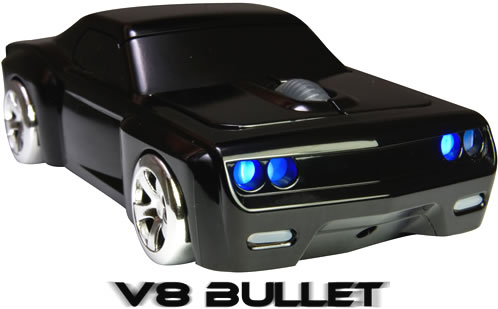 V8 Bullet - Wireless Car-Shaped Mouse