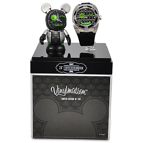 Limited Edition Vinylmation Mickey Mouse Figure and Watch 