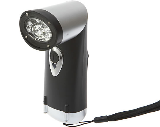 Waterproof Wind-Up LED Flashlight