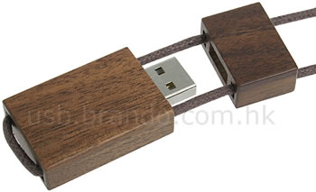 Wooden USB Memory Strap